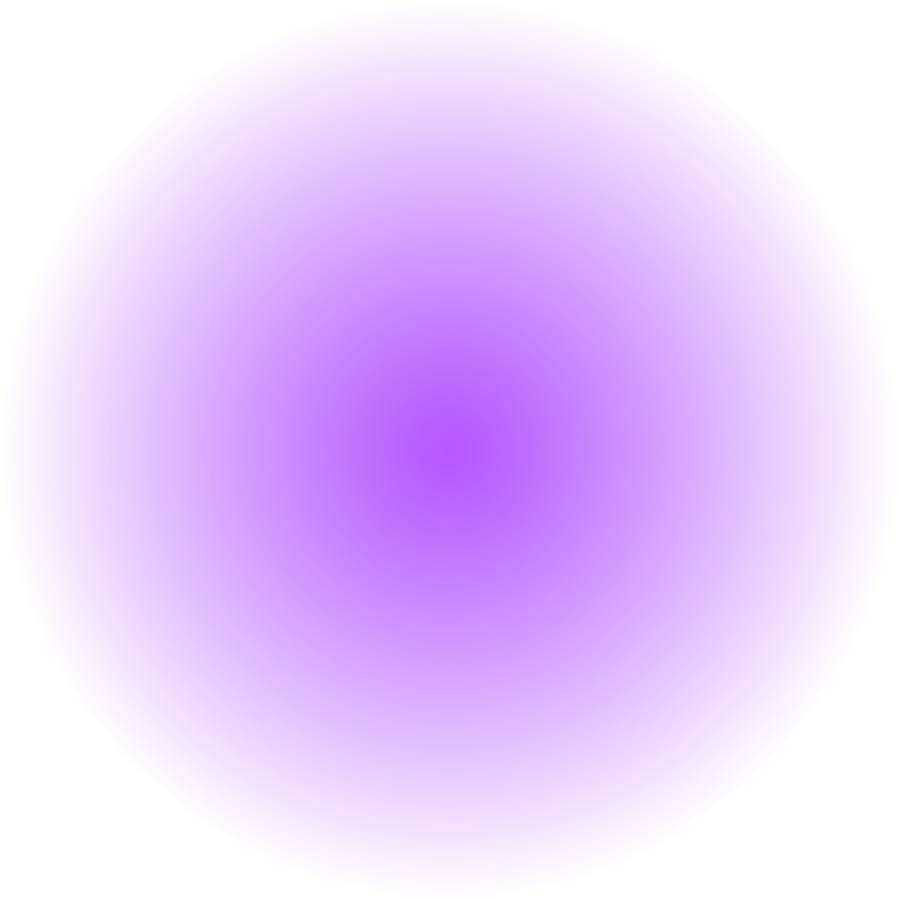 Violet transparent round gradient